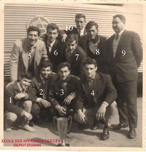 ECOLE DES APPRENTIS SNCFA D ORAN 19XX N01